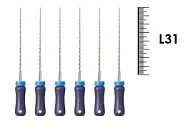 K-Reamer 31мм №08 (6 шт), NIC - ручные файлы, каналорасширители