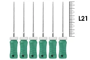 K-File ReadySteel 21мм №130 (6 шт), Dentsply Sirona - ручные файлы, каналорасширители, в стерильном блистере