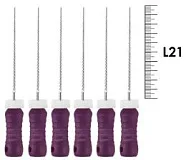K-Reamer ReadySteel 21мм №10 (6 шт), Dentsply Sirona - ручные файлы, каналорасширители, в стерильном блистере