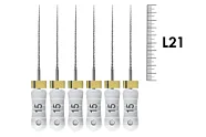 C+File 21мм №015 (6 шт), Dentsply Sirona - ручные файлы, в стерильном блистере
