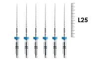 FlexMaster NiTi 25мм .02 №15 (6 шт), VDW - машинные файлы, никель-титан / Флекс Мастер Тейпер