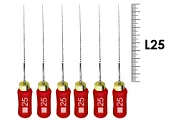 K-File Nitiflex 25мм №25 (6 шт), Dentsply Sirona - ручные файлы, каналорасширитель супергибкий из NiTi сплава