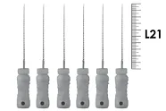 K-File ReadySteel 21мм №08 (6 шт), Dentsply Sirona - ручные файлы, каналорасширители, в стерильном блистере