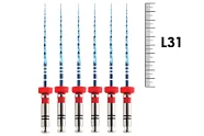 T-Flex 31мм .06 №25 (5 шт), Еврофайл - машинные файлы, стерильные, никель-титан