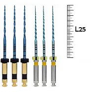 UltraFiles Blue (Heat Activation) 25мм .02 №20 (6 шт), Еврофайл - машинные файлы
