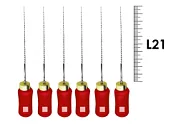 K-File Nitiflex 21мм №25 (6 шт), Dentsply Sirona - ручные файлы, каналорасширитель супергибкий из NiTi сплава