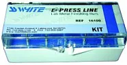 Набор твердосплавных боров express line lab metal finishing bur kit (6 шт), SS White