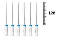 K-Reamer 28мм №15 (6 шт), Dentsply Sirona - ручные файлы, каналорасширители, нержавеющая сталь