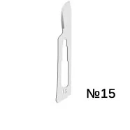 Лезвия для скальпеля одноразовые № 15 Steeluxe (100 шт ) Apexmed