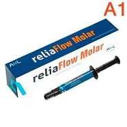 ReliaFlow Molar A1, текучий композит низкой текучести, шприц (1 x 2 г, наконечники), AHL