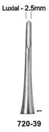 720-39. Элеватор прямой слегка изогнутый 2.5mm