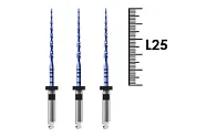 Blue Storm 25мм .02, N40 (3 шт), Sani - машинные ротационные эндо файлы