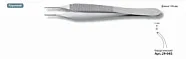 Пинцет хирургический, изогнутый, Adson 29-045