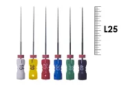 Finger Spreader (Фингер Спредер) L25 Assortment .02 (6 шт), MICRO-MEGA - спредеры, сталь, инструменты эндодонтические
