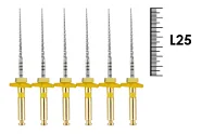 Super Files 25мм, F1 (6 шт), Soco - машинные файлы для первичного эндо