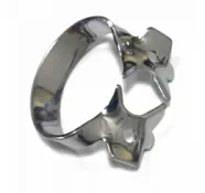 Gloss Finish Winged Clamps #8A - Полированные крылатые кламмеры