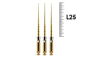 UltraGlider Gold 25мм .02 №16 (3 шт), Еврофайл - проглайдер, машинные файлы, для создания ковровой дорожки, стерильные, никель-титан