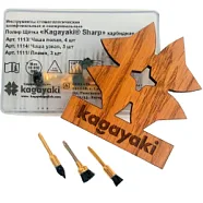 Щетки карбидные «Kagayaki Sharp-II» ассорти, 10 шт. (4 чашки, 3 кон., 3 кисточки)