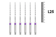 K-Reamer Torpan RA 25мм №10 (6 шт), Dentsply Sirona - машинные файлы, дрильборы, нержавеющая сталь
