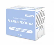 Губка коллагеновая Альвокон №3 (блоки 10*10*10 мм) (10шт/уп) Зеленая дубрава