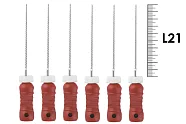 K-File ReadySteel 21мм №25 (6 шт), Dentsply Sirona - ручные файлы, каналорасширители, в стерильном блистере