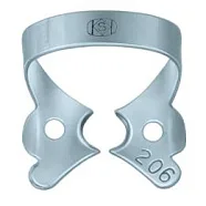 №206. Кламп для верхних и нижних премоляров, с изогнутыми щечками, Dentech