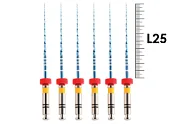 UltraFiles Blue (Heat Activation) 25мм .04 №20 (6 шт), Еврофайл - машинные файлы