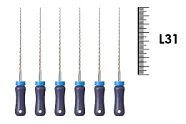 K-Reamer 31мм №08 (6 шт), NIC - ручные файлы, каналорасширители