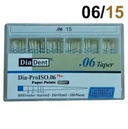 Абсорберы конусные 06 №15 (100шт.) DiaDent