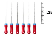 K-Reamer 25мм №25 (6 шт), Dentsply Sirona - ручные файлы, каналорасширители, нержавеющая сталь