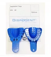 Ложка слепочная, пластик, перфорированная В3, L, Dispodent - (1 х 12шт.)