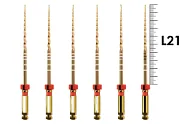 ProTaper Gold 21мм F2 (6 шт), Dentsply Sirona - машинные файлы, стерильные, красные