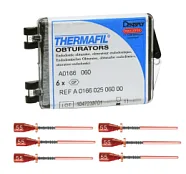 Thermafil - обтураторы (25 мм, ISO 55, 6 шт.)