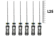 H-Files Dentsply Sirona 25мм №10 (6 шт) - ручные файлы, каналорасширители