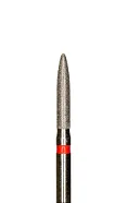 Бор алмазный пламевидный, хвостовик турбинный (FG) L 8,0 мм, 1,2 мм Красный 8862.314.014 (1 шт.), Komet Dental