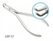 LKP-51 Щипцы для снятия брекетов изогнутые, 45
