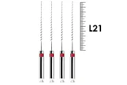Lentulo 21мм N1 ISO 30-35 красный (4 шт), Dentsply Sirona - эндодонтические каналонаполнители, машинные