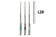 E3 Big Apical Rotary System 28мм ассорти №35-45 (3 шт), EndoStar - машинные файлы, 35/04, 40/04, 45/04