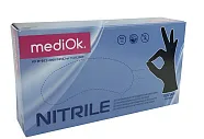 Перчатки нитриловые MediOk черные XL 100 шт (50 пар)