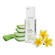 Fazzet Plata organic - антисептический гель, аромат Плюмерия, объем 50 мл. Дезинфицирующее средство для рук. Защищает от бактерий и вирусов.  Содержит: 70% этиловый спирт, свободный кислород (3% пероксид водорода)