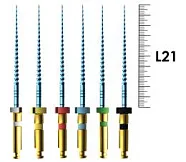 E-Flex Blue 21мм, .04, N15-40 (6 шт), Eighteeth - машинные файлы, 10 Packs 042