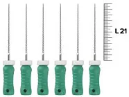 K-Reamer ReadySteel 21мм №35 (6 шт), Dentsply Sirona - ручные файлы, каналорасширители, в стерильном блистере