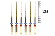 2Shape 25мм .04 TS1 №25 (5 шт), MICRO-MEGA - машинные файлы, инструменты эндодонтические ротационные