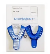 Ложка слепочная, пластик, перфорированная Н3, L, Dispodent - (1 х 12шт.)