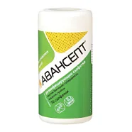 Салфетки дезинфицирующие безворсовые Авансепт желтые (70 шт)