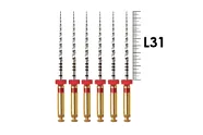 ProTaper Universal 31мм F2 (6 шт), Dentsply Sirona - машинные файлы, красные
