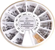 Набор внутриканальных титановых анкерных штифтов (66 шт. + 2 ключа)