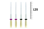 Hero Apical Classics 25мм .06-.08 №30 (4 шт), MICRO-MEGA - машинные файлы, начальный набор