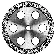 Disc 911/220 (0,55 mm) двусторонний край отверстия