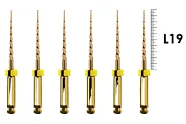 ProTaper Gold 19мм SX (6 шт), Dentsply Sirona - машинные файлы, стерильные, желтые